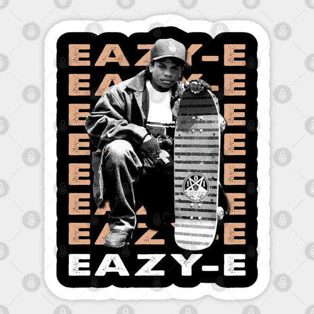 Eazy E's Streets Capturing The Nwa Frontman's Aura Sticker by Super Face